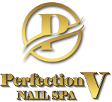 Perfection Nail Spa V – Logo Horizontal – shadow